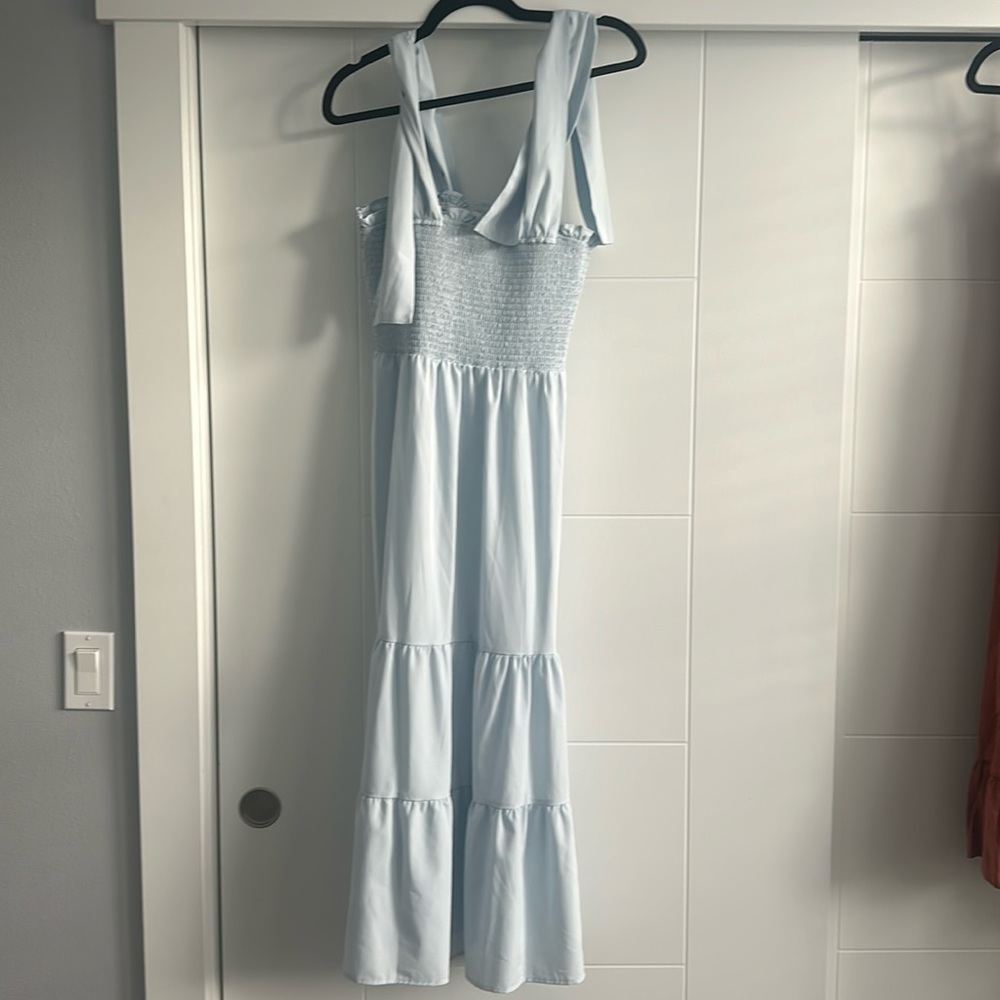 SHEIN Baby Blue Summer Dress